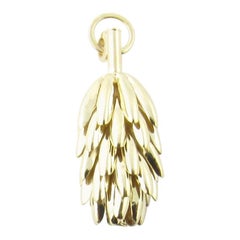 14 Karat Yellow Gold Banana Bunch Charm