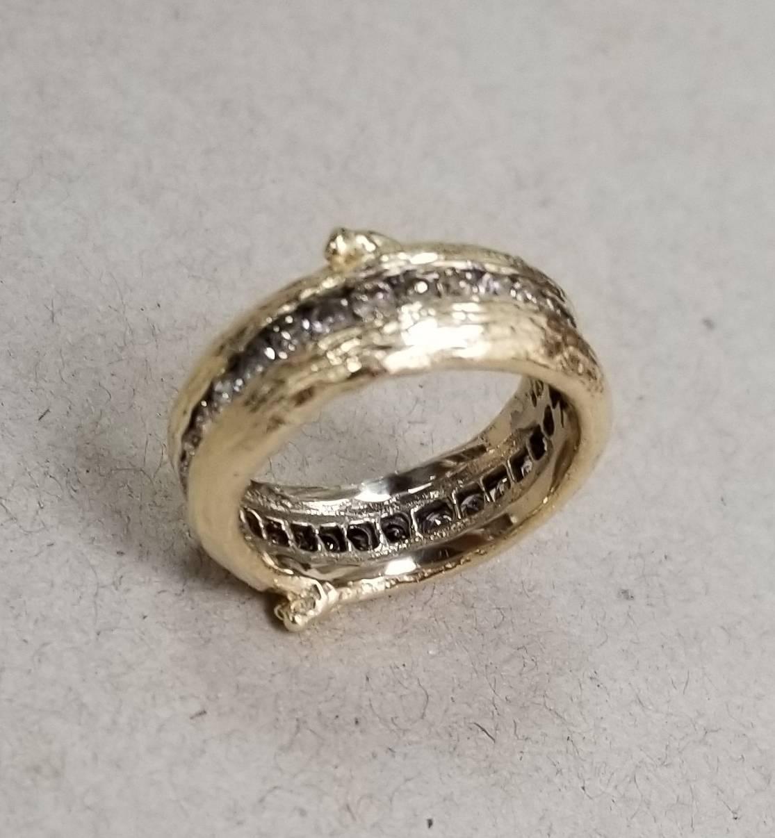 white gold eternity ring