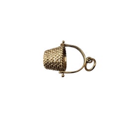 14 Karat Yellow Gold Basket Charm #20920