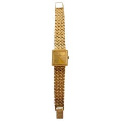 Vintage Baume & Mercier 14 Karat Yellow Gold Wristwatch 1960s