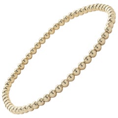 Bracelet flexible en or jaune 14 carats