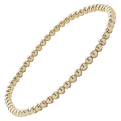 Bracelet flexible en or jaune 14 carats