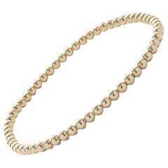 Bracelet flexible en or jaune 14 carats