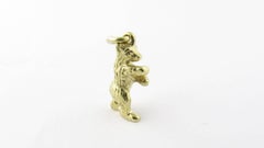 14 Karat Yellow Gold Bear Charm