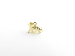 14 Karat Yellow Gold Bear Charm