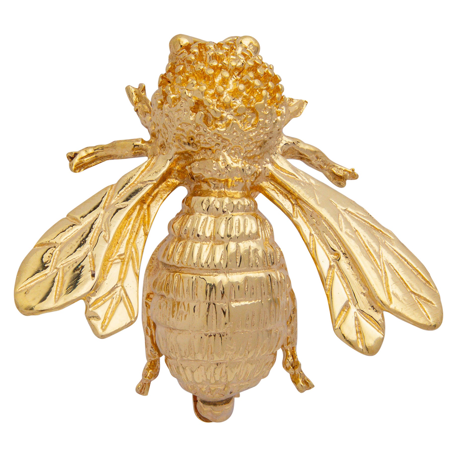 14 Karat Yellow Gold 
Bee
 Brooch Pin