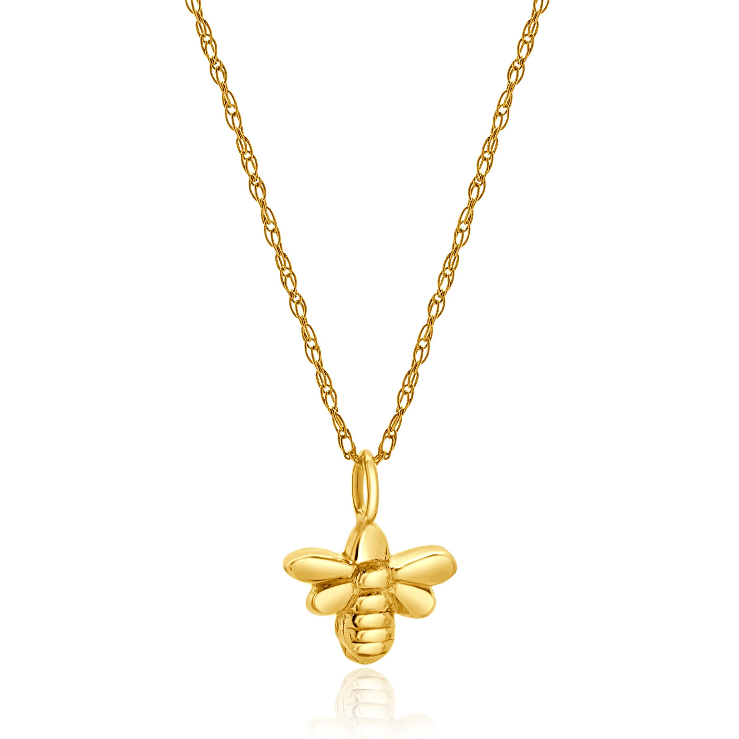 Designer: custom
Material: 14K yellow gold 
Dimensions: necklace measures 18-inches in length
Weight: 1.70 grams