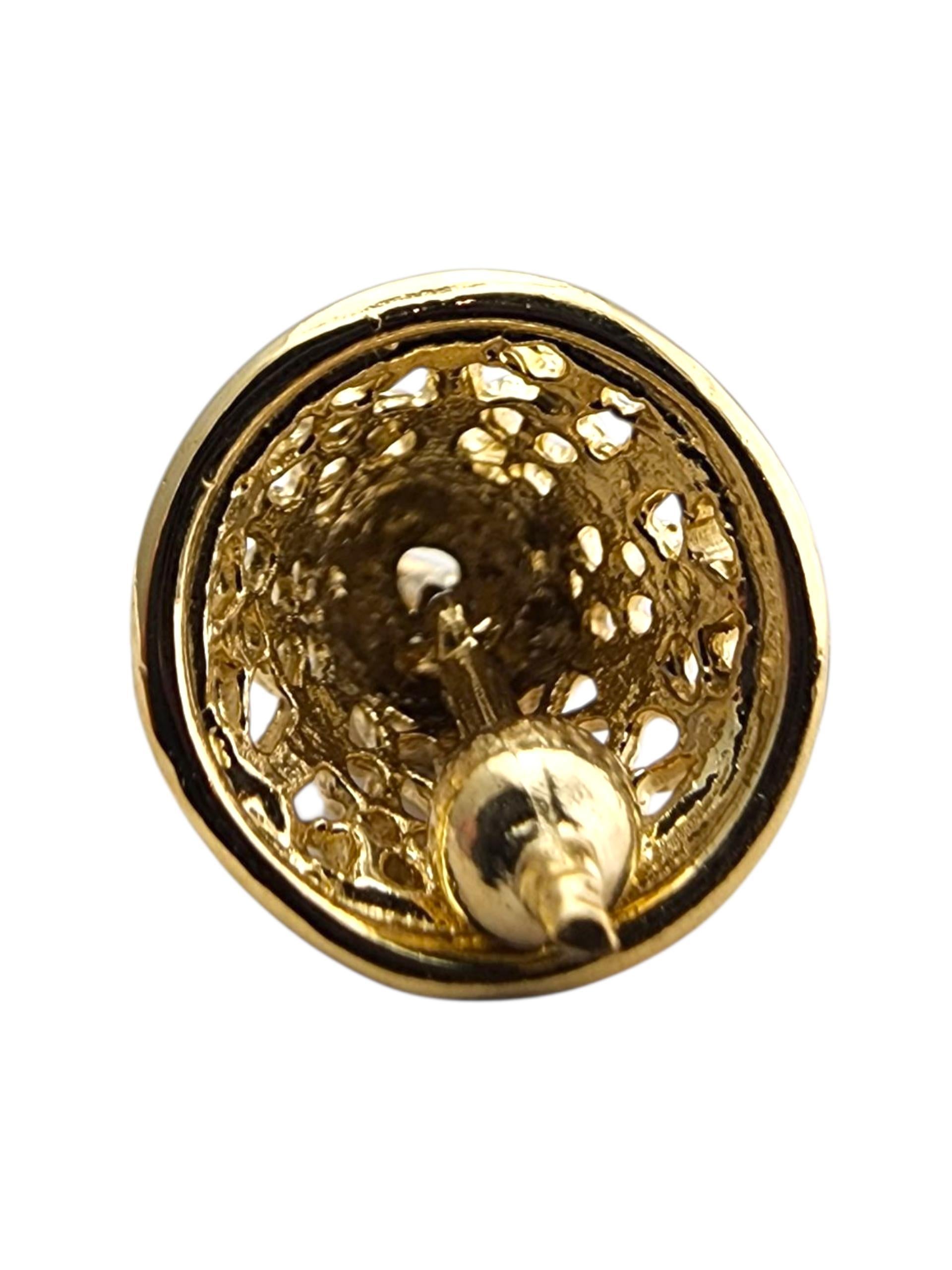 Donna Charm a campana in oro giallo 14 carati #23934 in vendita