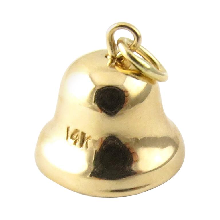14 Karat Yellow Gold Bell Charm