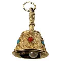 14 Karat Yellow Gold Bell Charm