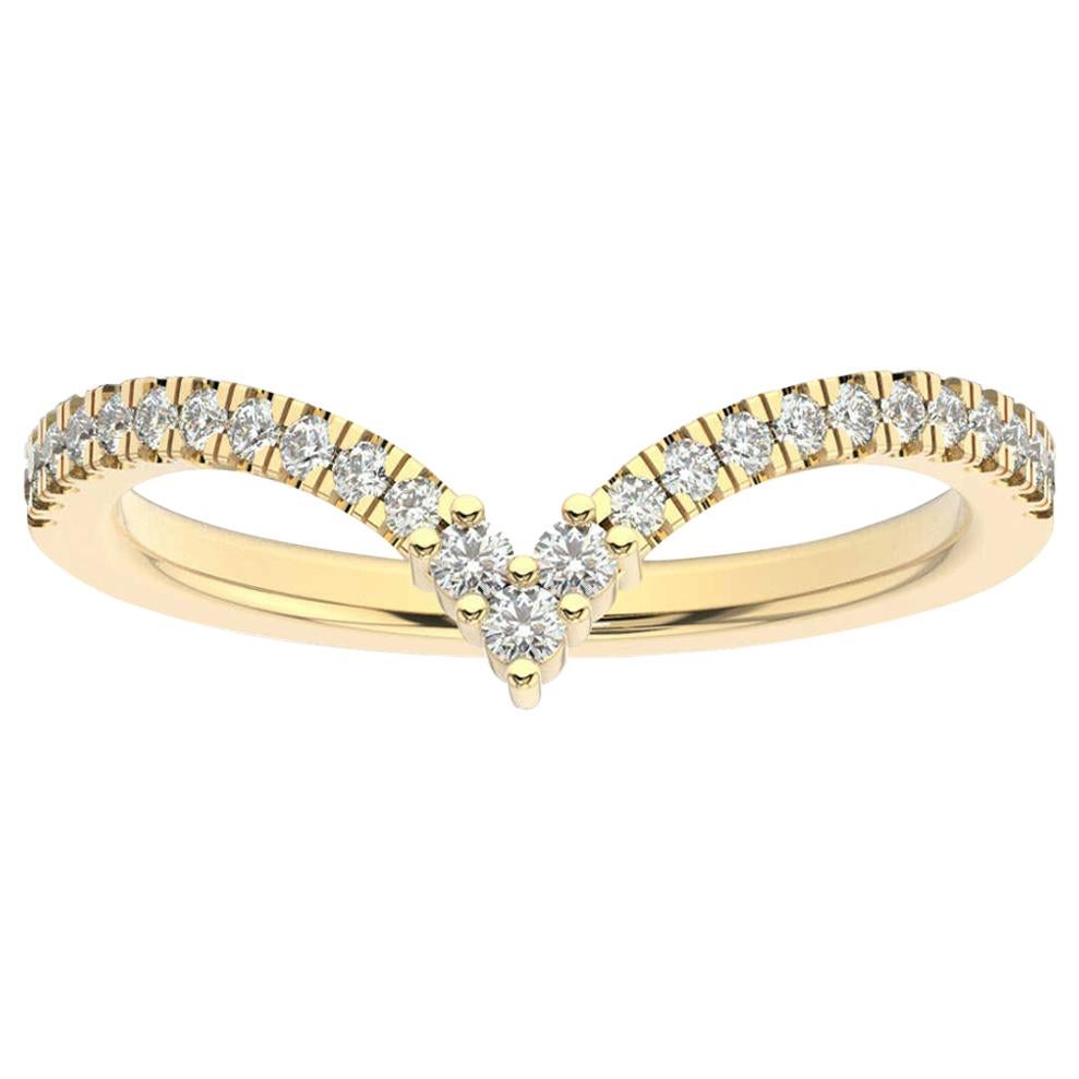 14 Karat Gelbgold Belle Diamant Ring '1/5 Karat'