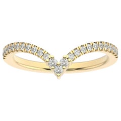 14 Karat Gelbgold Belle Diamant Ring '1/5 Karat'