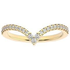 14 Karat Gelbgold Belle Diamant Ring '1/5 Karat'