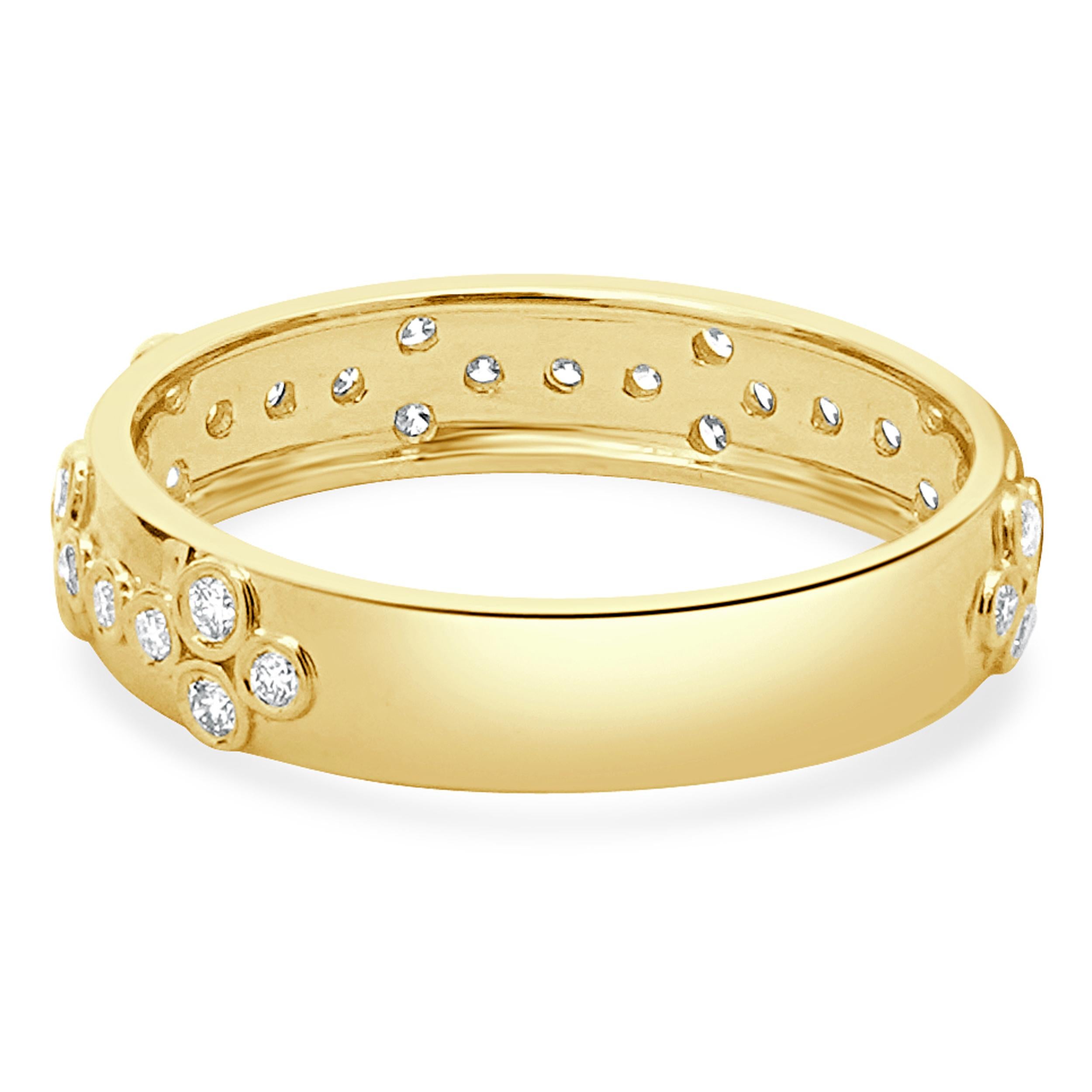 Concepteur : personnalisé
Matériau : Or jaune 14K
Diamant : 34 diamants ronds de taille brillant = 0,30cttw
Couleur : G
Clarté : SI1
Taille de la bague : 7 (veuillez prévoir deux jours de livraison supplémentaires pour les demandes de taille)
Poids