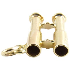 14 Karat Yellow Gold Binoculars Charm
