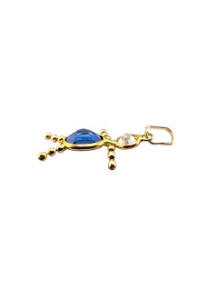14 Karat Yellow Gold Birthstone Boy Pendant #23181