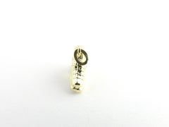 14 Karat Yellow Gold Boot Charm