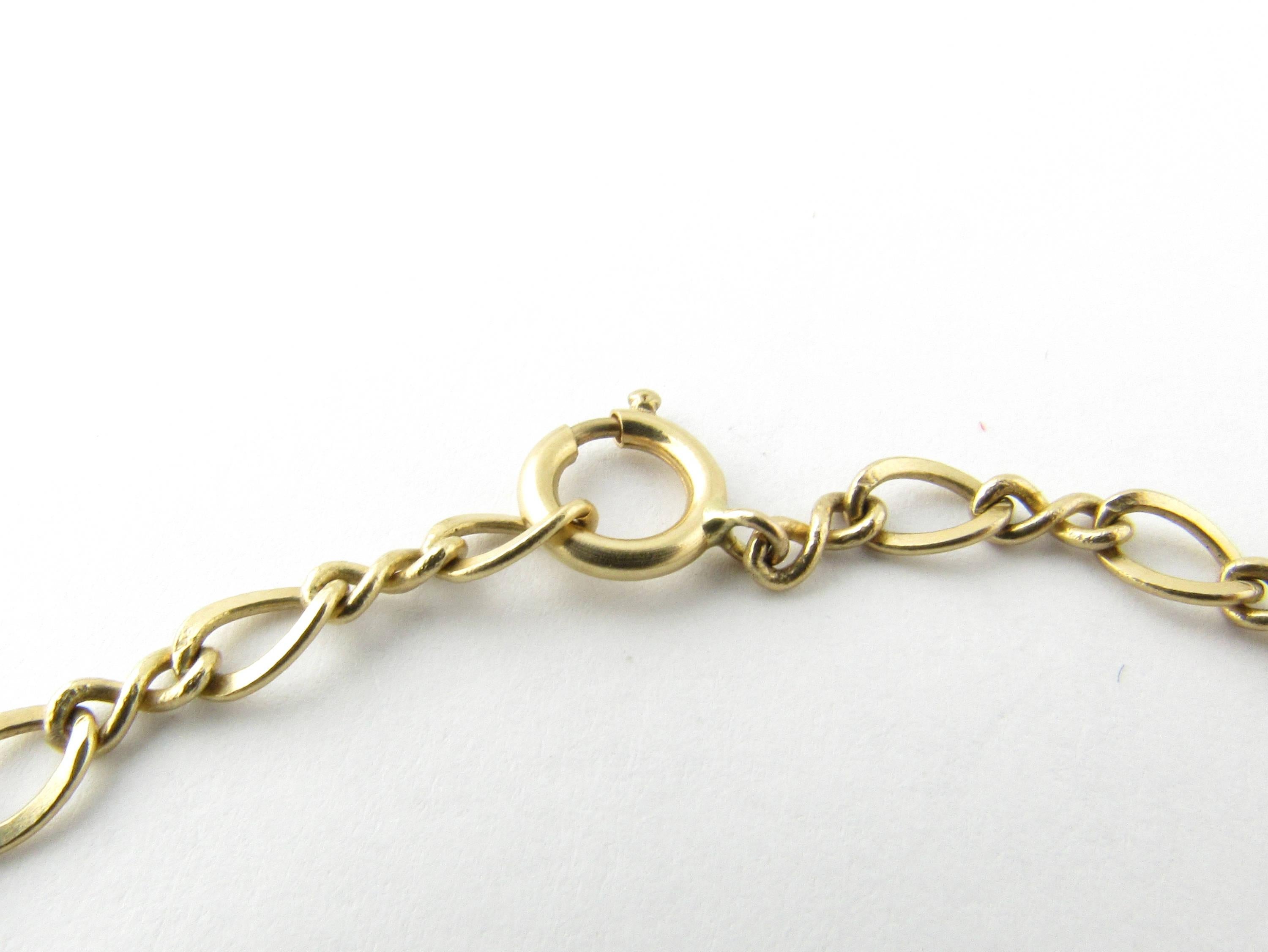 Vintage 14 Karat Yellow Gold Bracelet Size 6.75