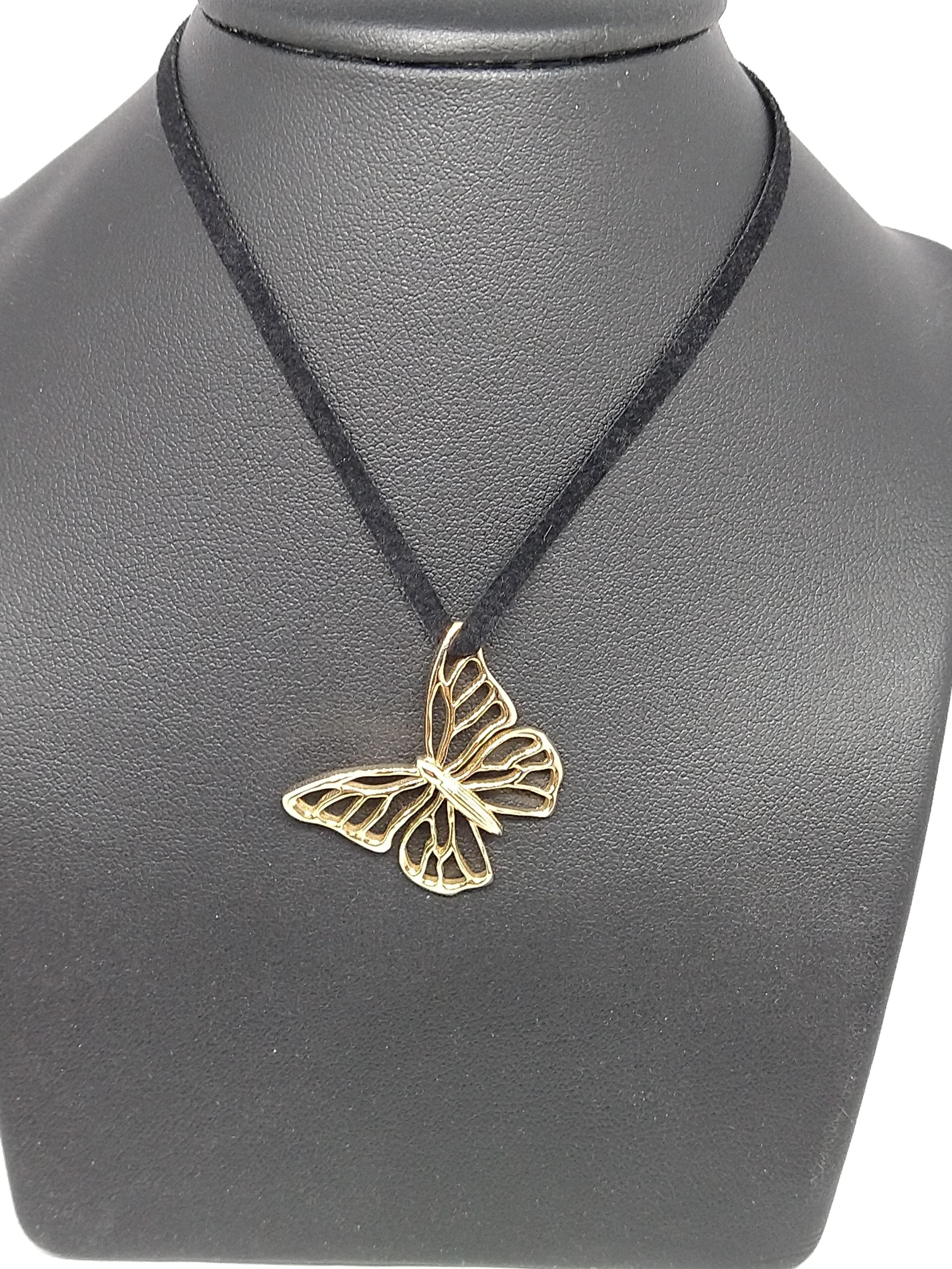 sarah coventry butterfly necklace