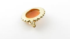 14 Karat Yellow Gold Cameo Pendant