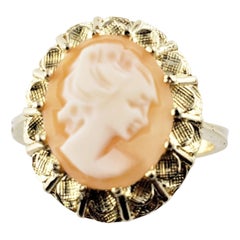 14 Karat Yellow Gold Cameo Ring