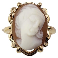 Antique 14 Karat Yellow Gold Cameo Ring
