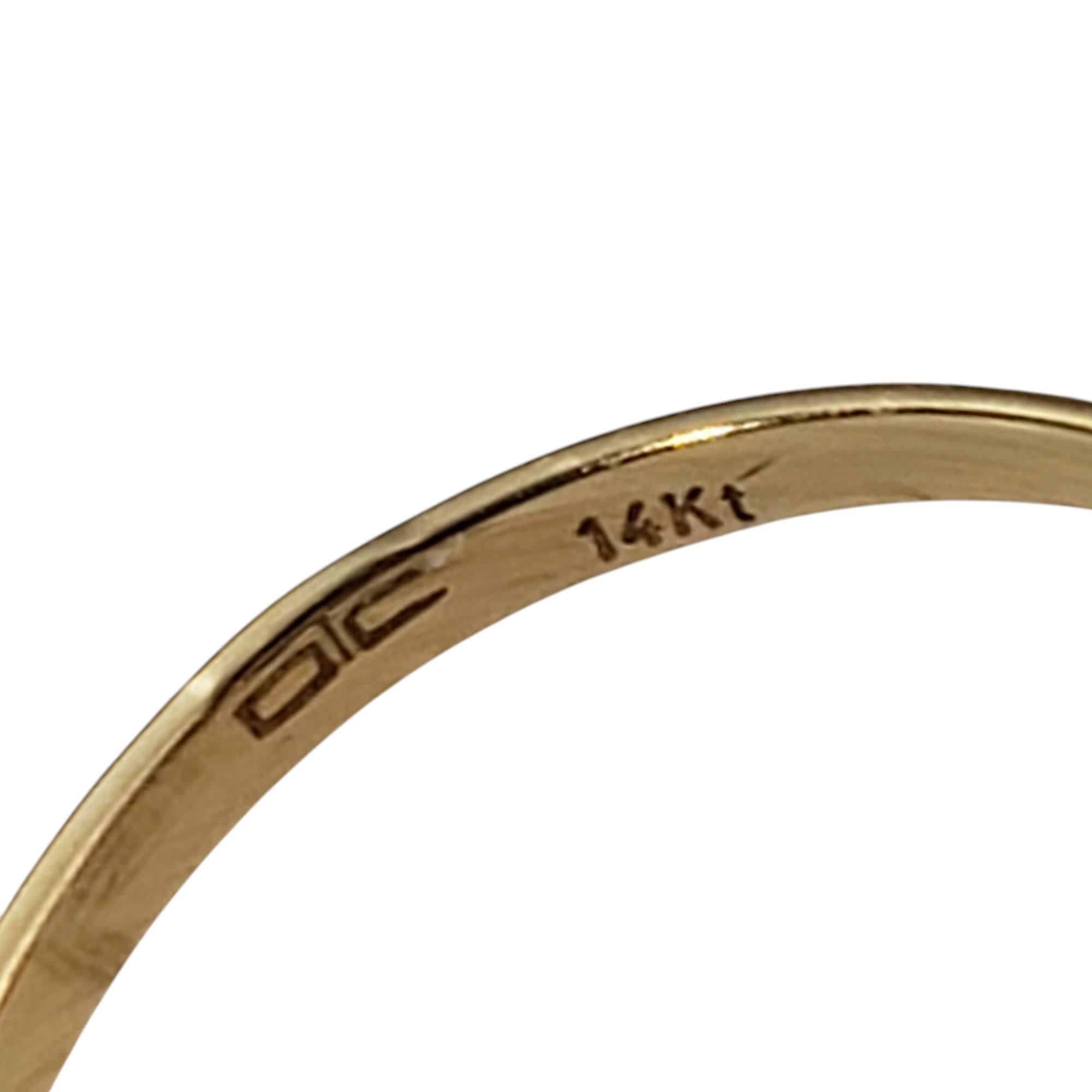 14 Karat Yellow Gold Cameo Ring Size 5.75 #20578 For Sale 2