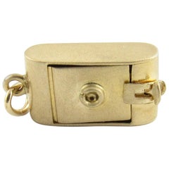 Vintage 14 Karat Yellow Gold Camera Charm