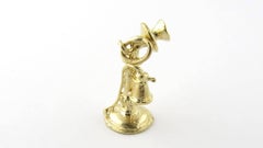 14 Karat Yellow Gold Candlestick Phone Charm