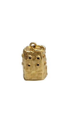14 Karat Yellow Gold Castle Charm #21630