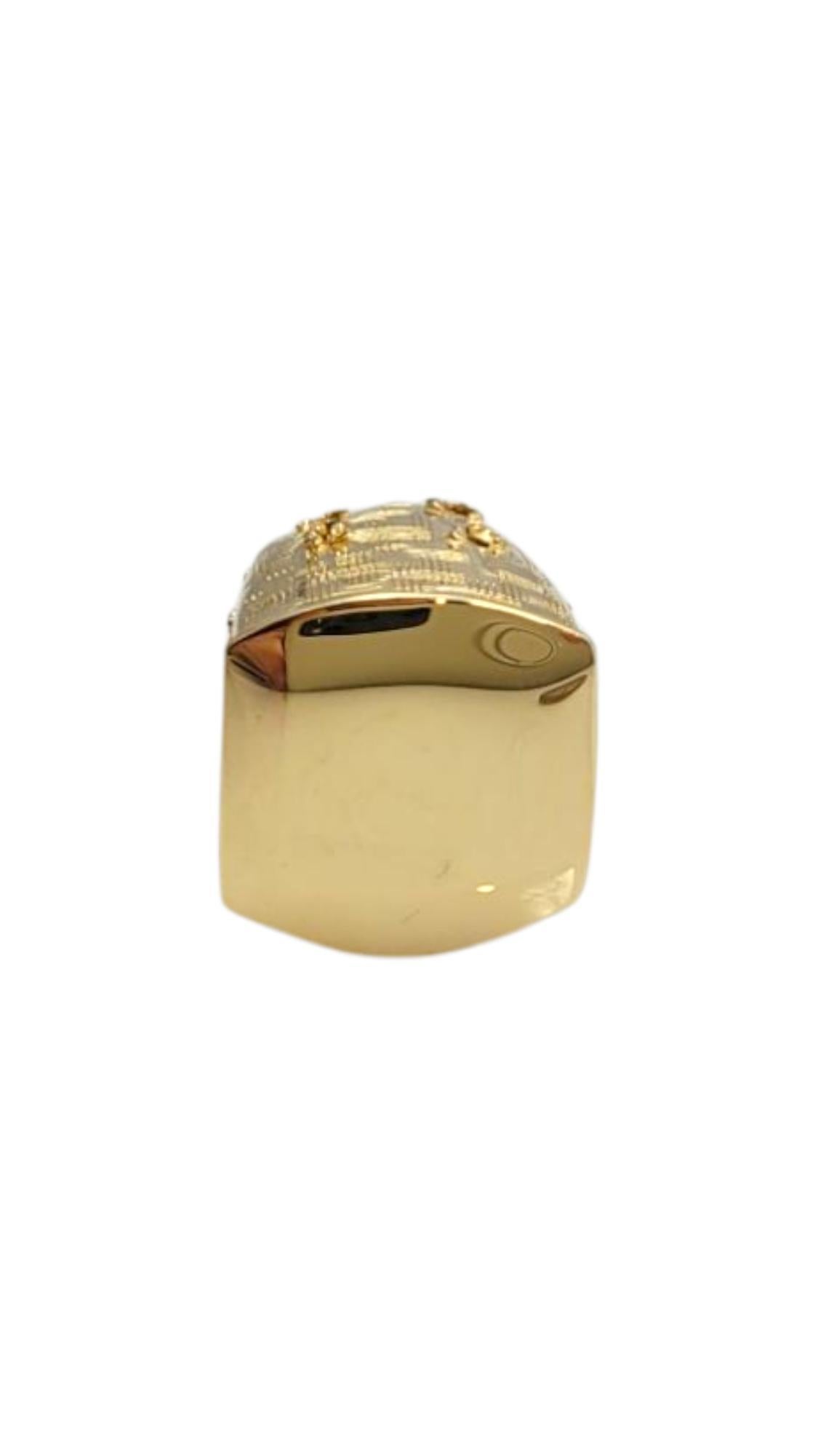 14 Karat Yellow Gold Castle Charm #21630 im Angebot 1
