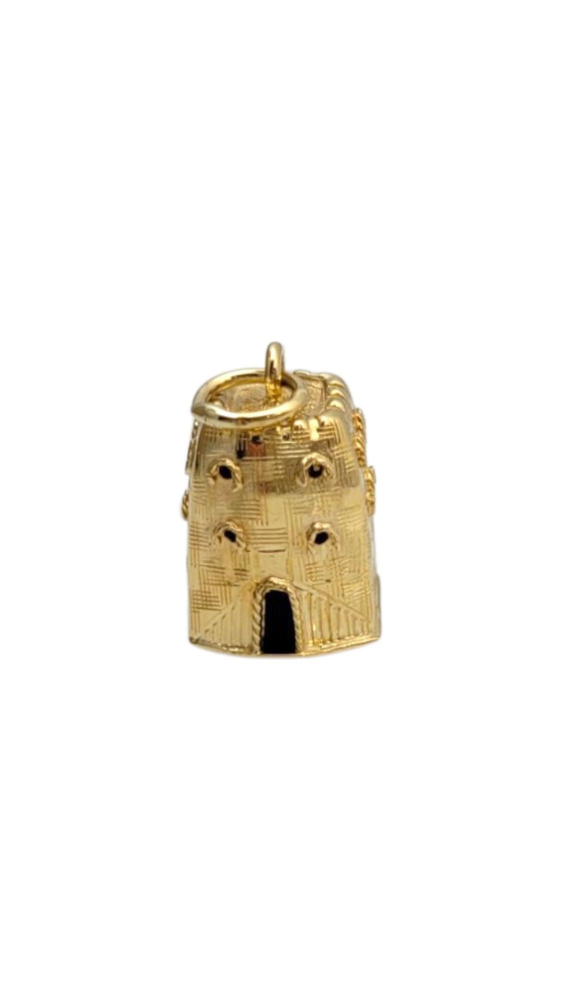 14 Karat Yellow Gold Castle Charm #21630