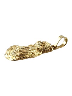 14 Karat Yellow Gold Cat Pendant #18887