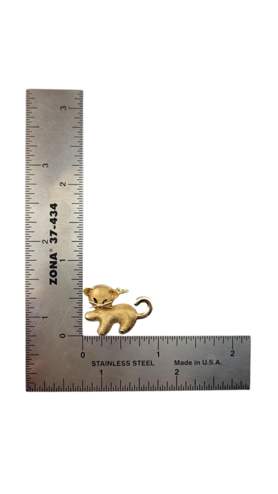 Pendentif chat en or jaune 14 carats n° 20864 en vente 6