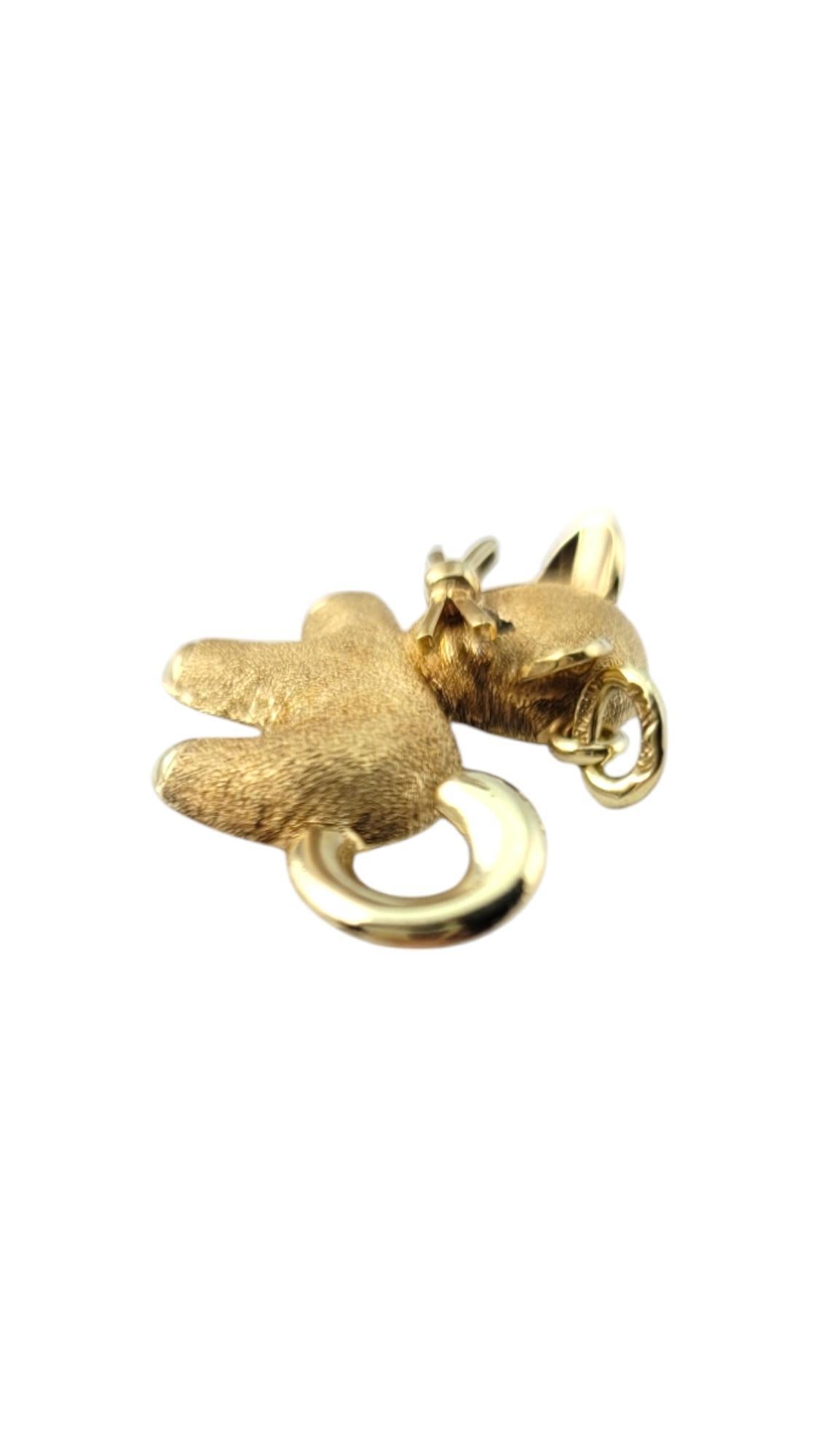 Pendentif chat en or jaune 14 carats n° 20864 Pour femmes en vente