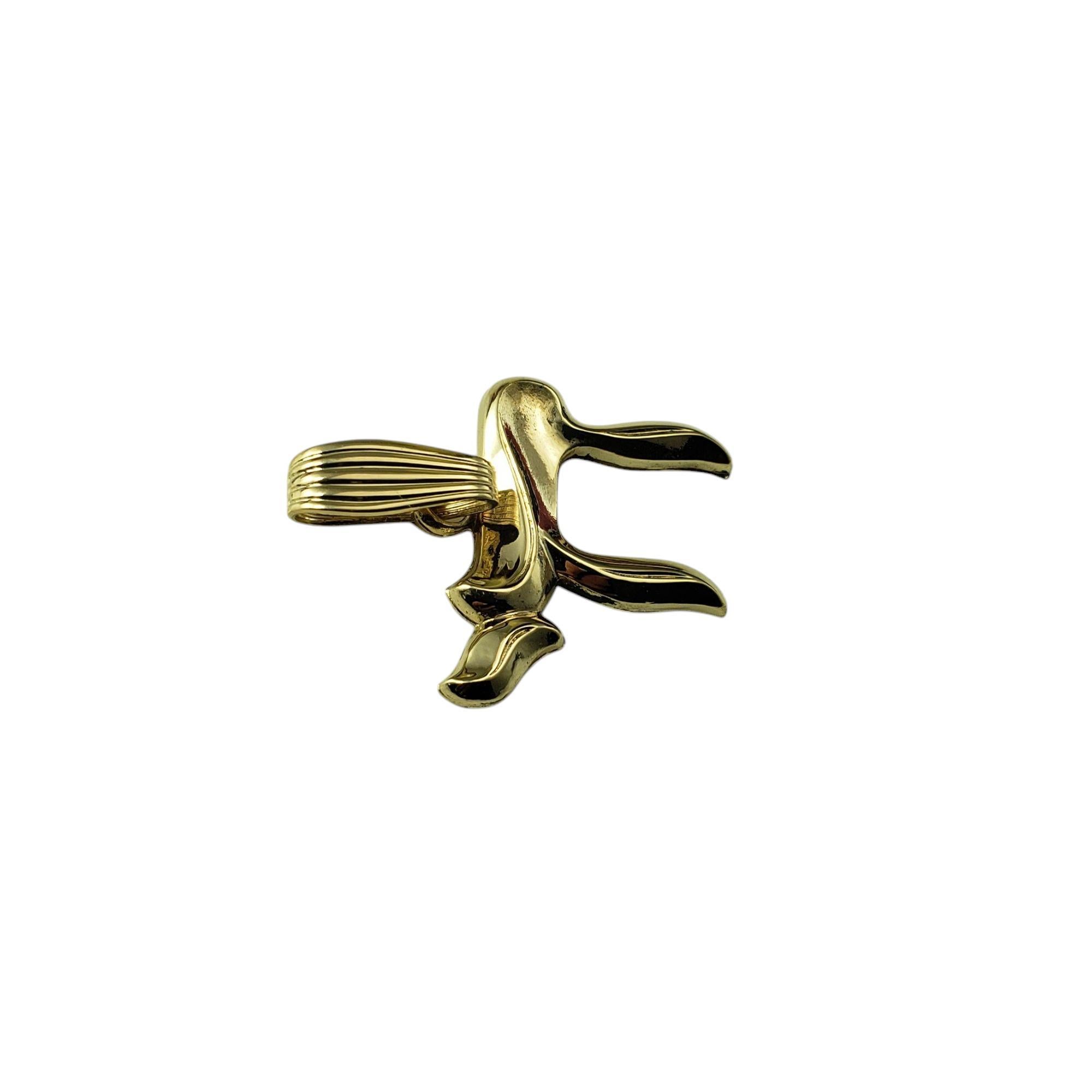 Pendentif chai en or jaune 14 carats #20952 Bon état - En vente à Washington Depot, CT