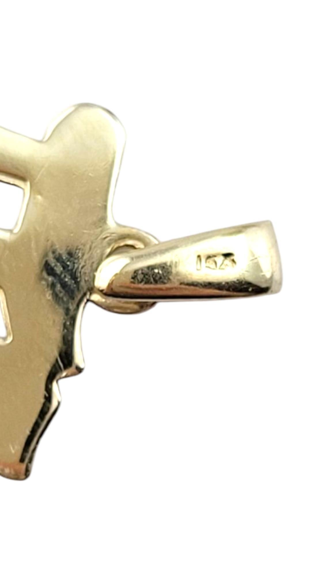 Colgante Chai de oro amarillo de 14 quilates #21256 en Bueno estado para la venta en Washington Depot, CT