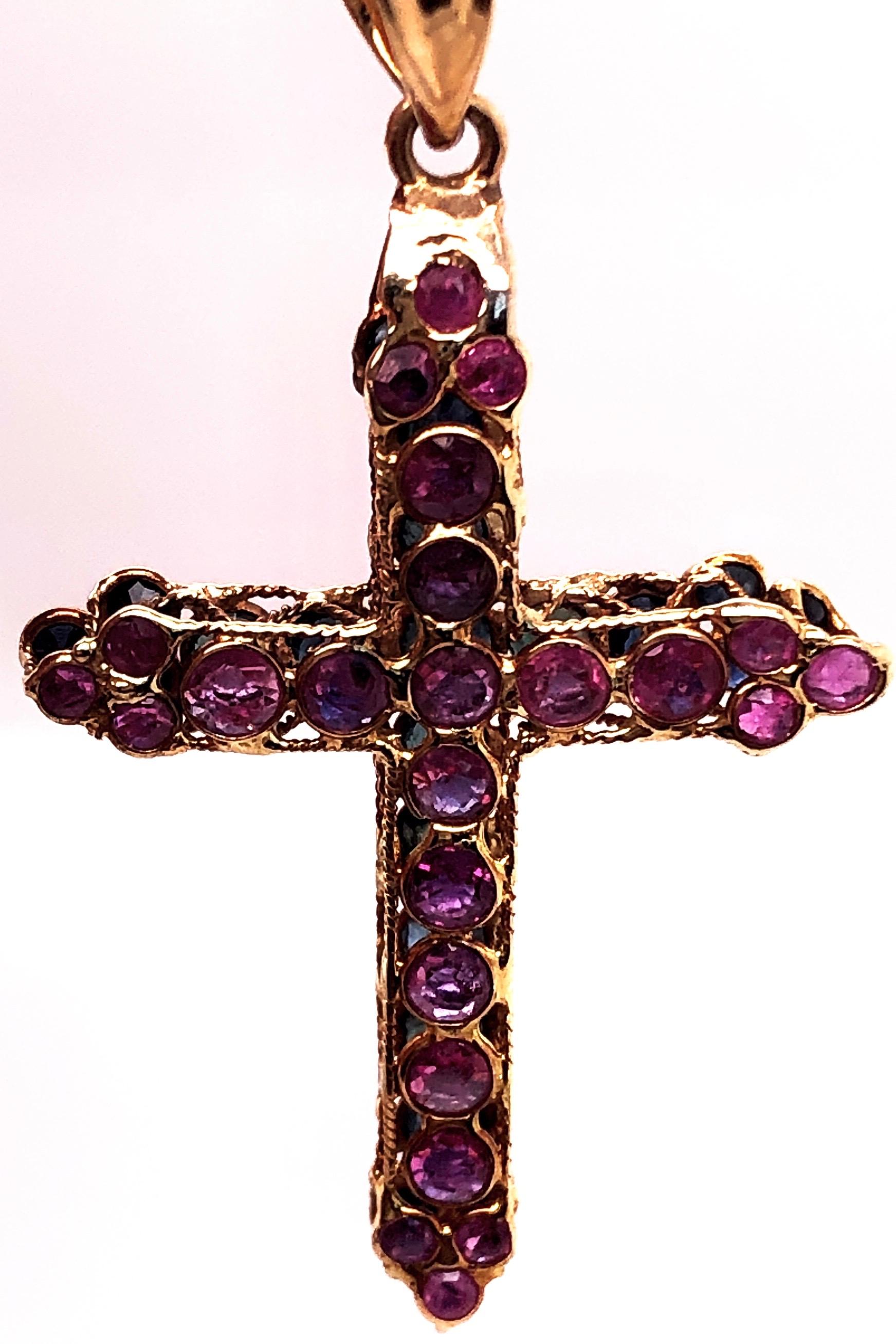 men's gold cross necklace