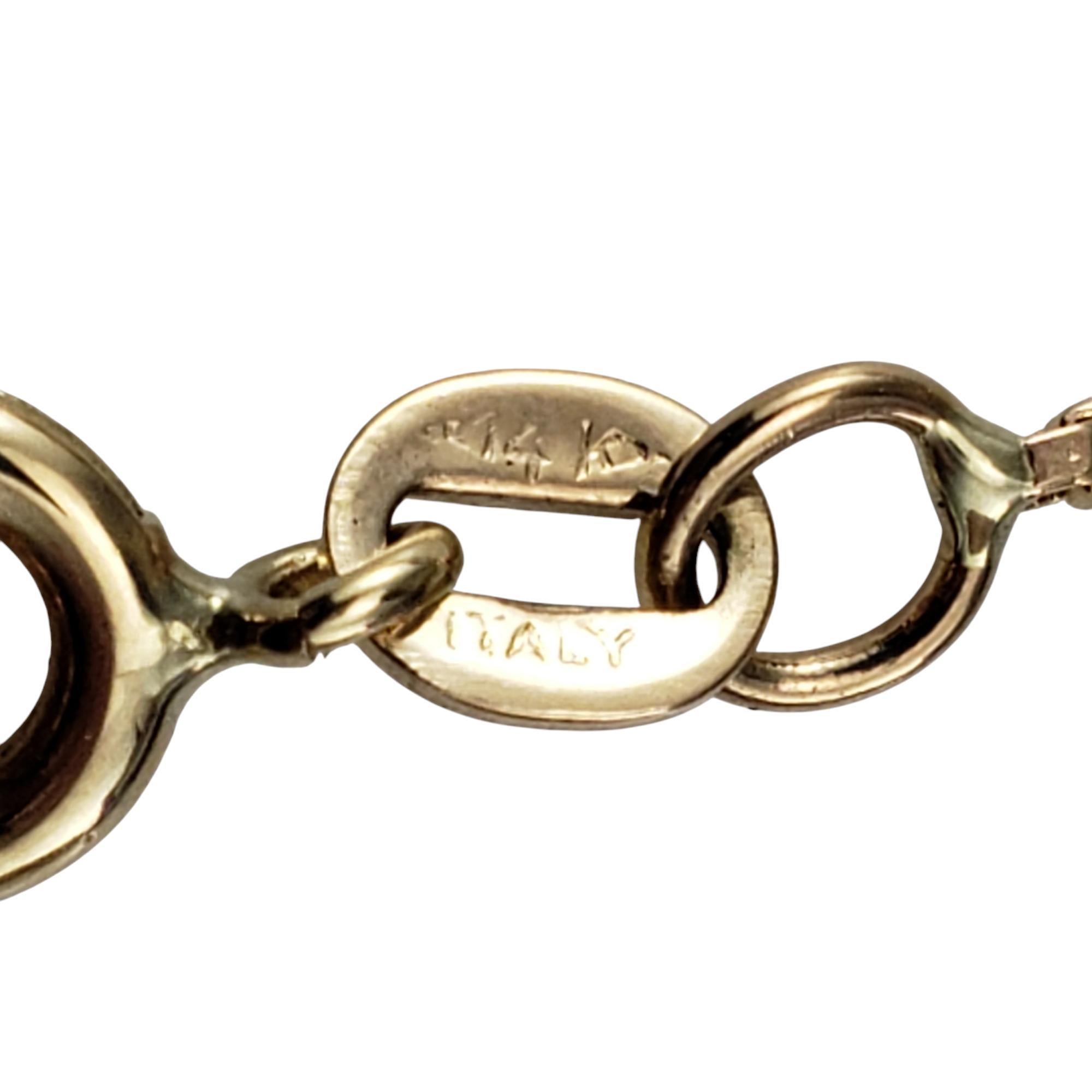 Bracelet ID d'enfant en or jaune 14 carats n° 20624 en vente 1