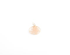 14 Karat Yellow Gold Chinese Happiness Charm