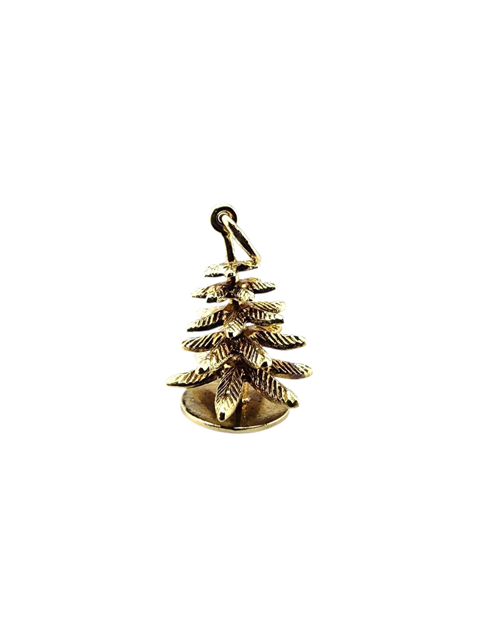 Breloque de sapin de Noël en or jaune 14k -

Cette breloque de sapin de Noël en or jaune 14 carats brille d'un esprit festif, une pièce joyeuse qui ajoute à la joie des fêtes et à l'éclat intemporel de toute collection.

Poinçon : 14k

Poids : 3,5