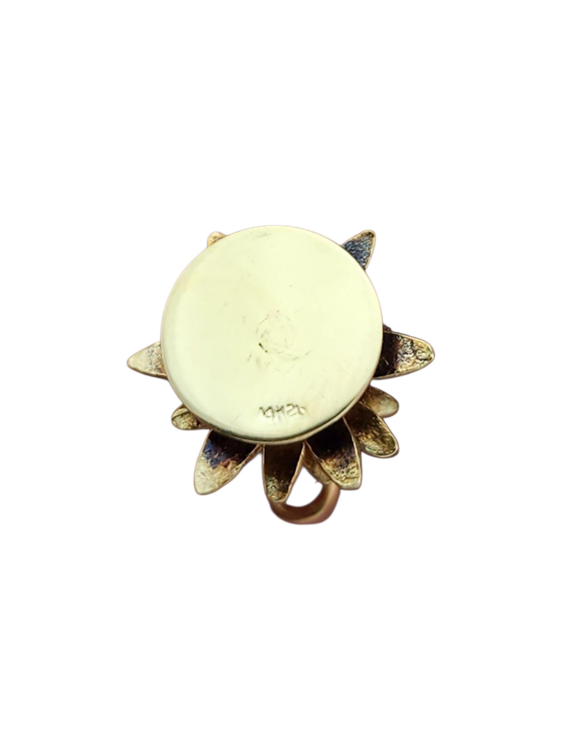 Breloque de sapin de Noël en or jaune 14 carats #23172 en vente 2