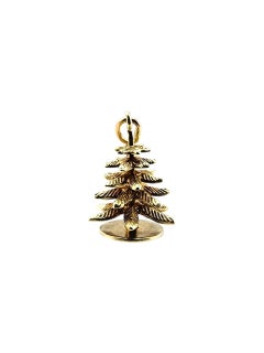14 Karat Yellow Gold Christmas Tree Charm #23172