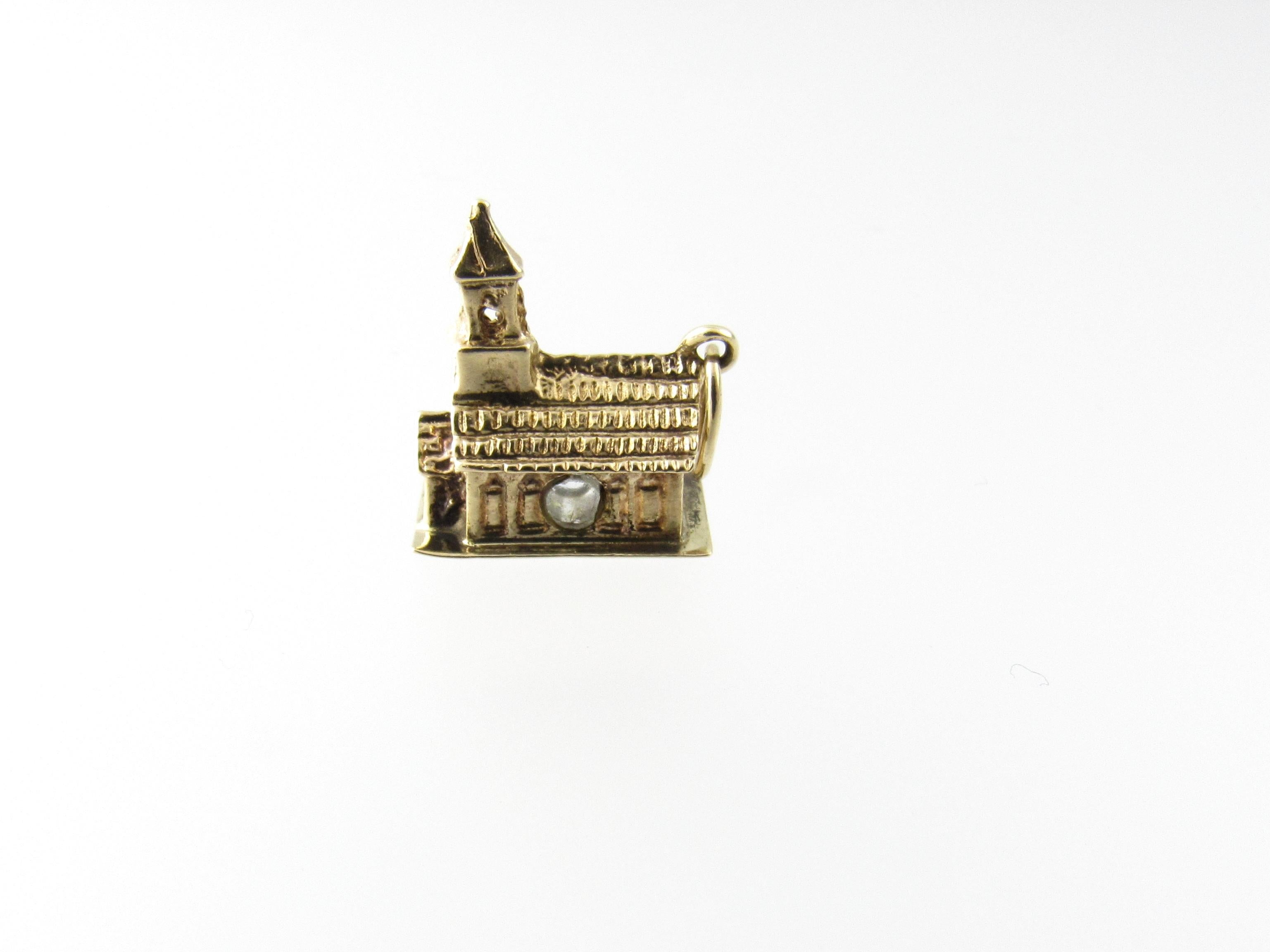 Vintage 14 Karat Yellow Gold Church/Chapel Charm

