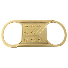 Vintage 14 Karat Yellow Gold Cigar Cutter