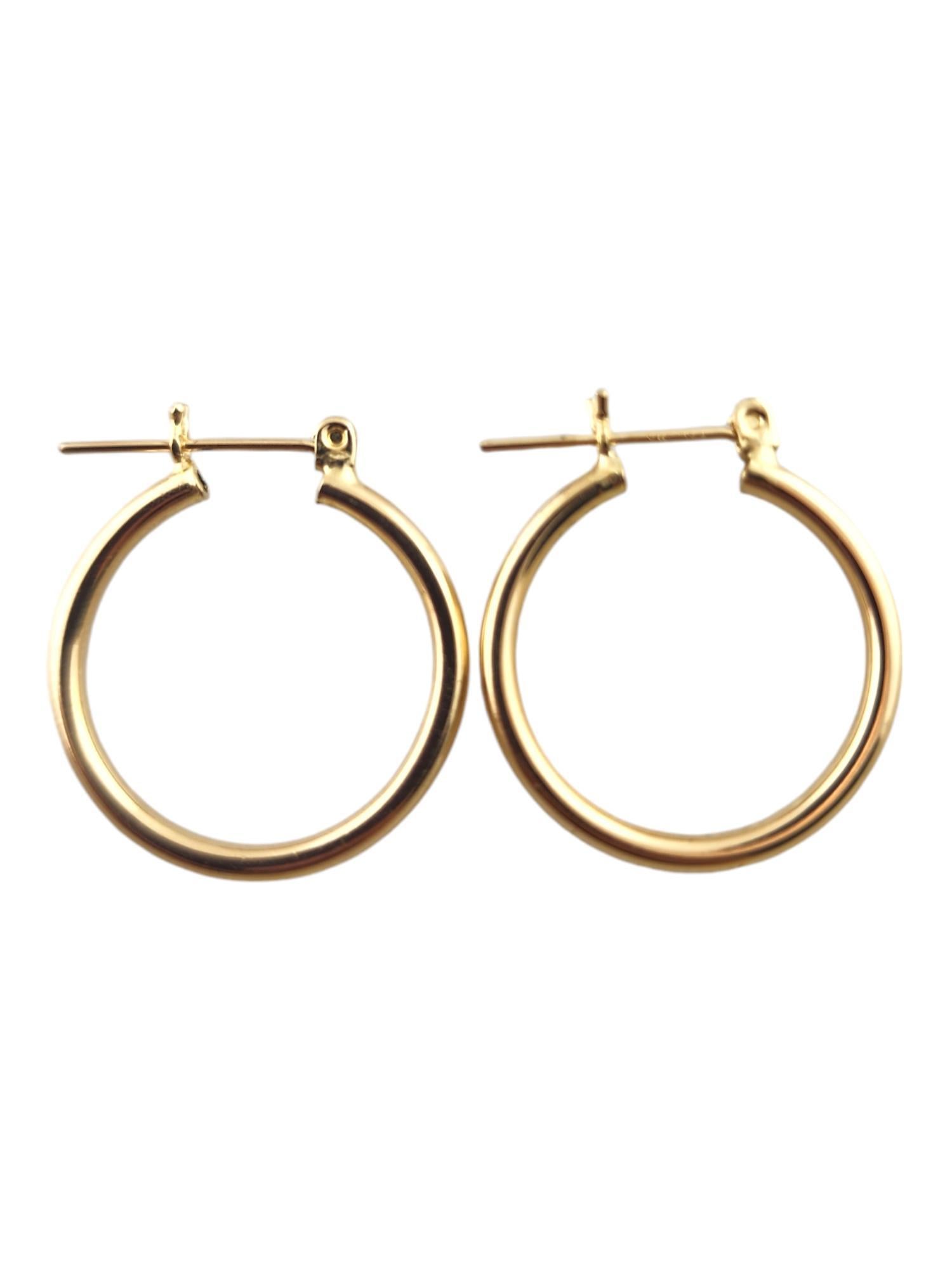 Créoles en or jaune 14 carats n° 18504 en vente 1