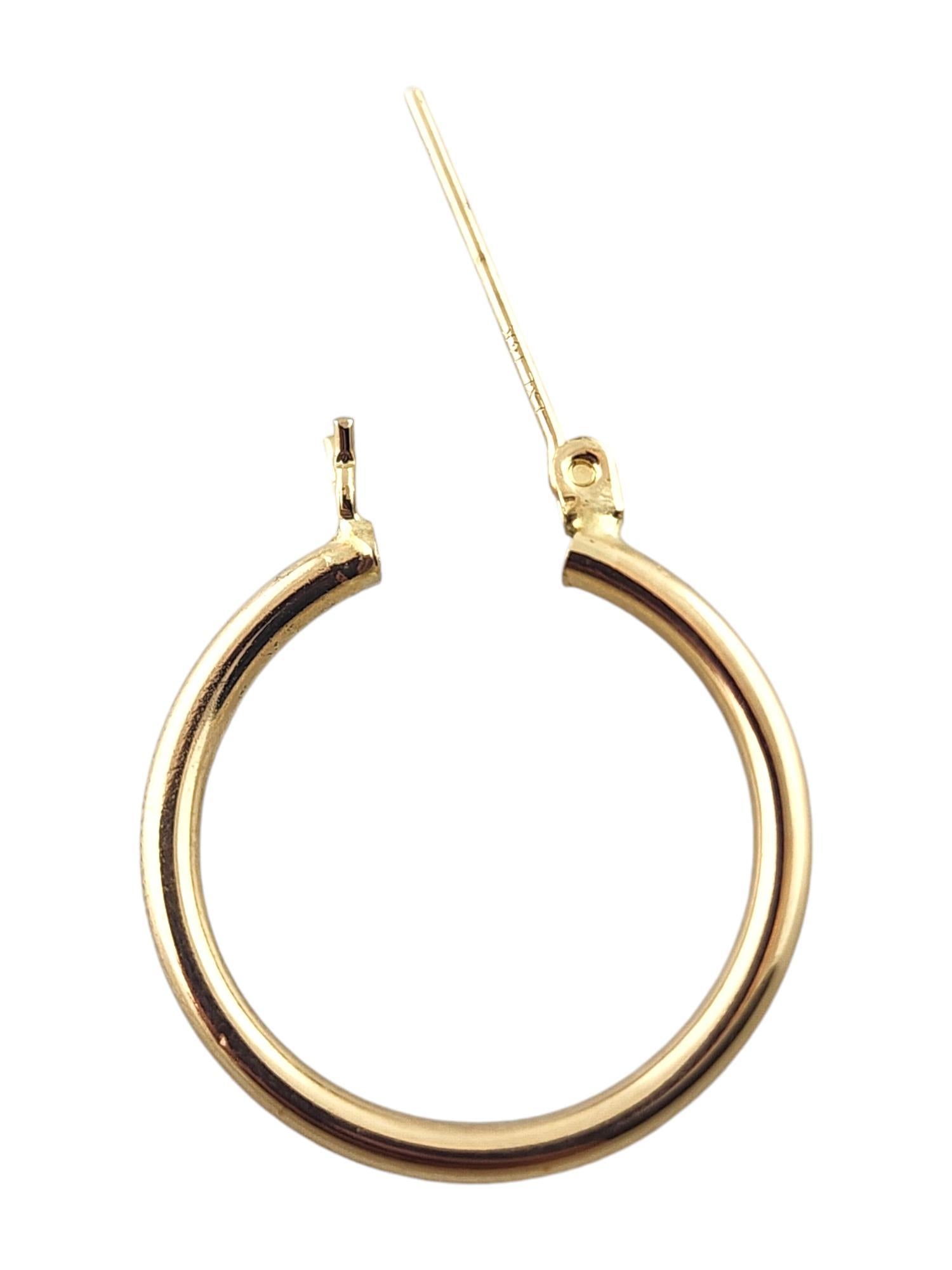 Créoles en or jaune 14 carats n° 18504 en vente 2