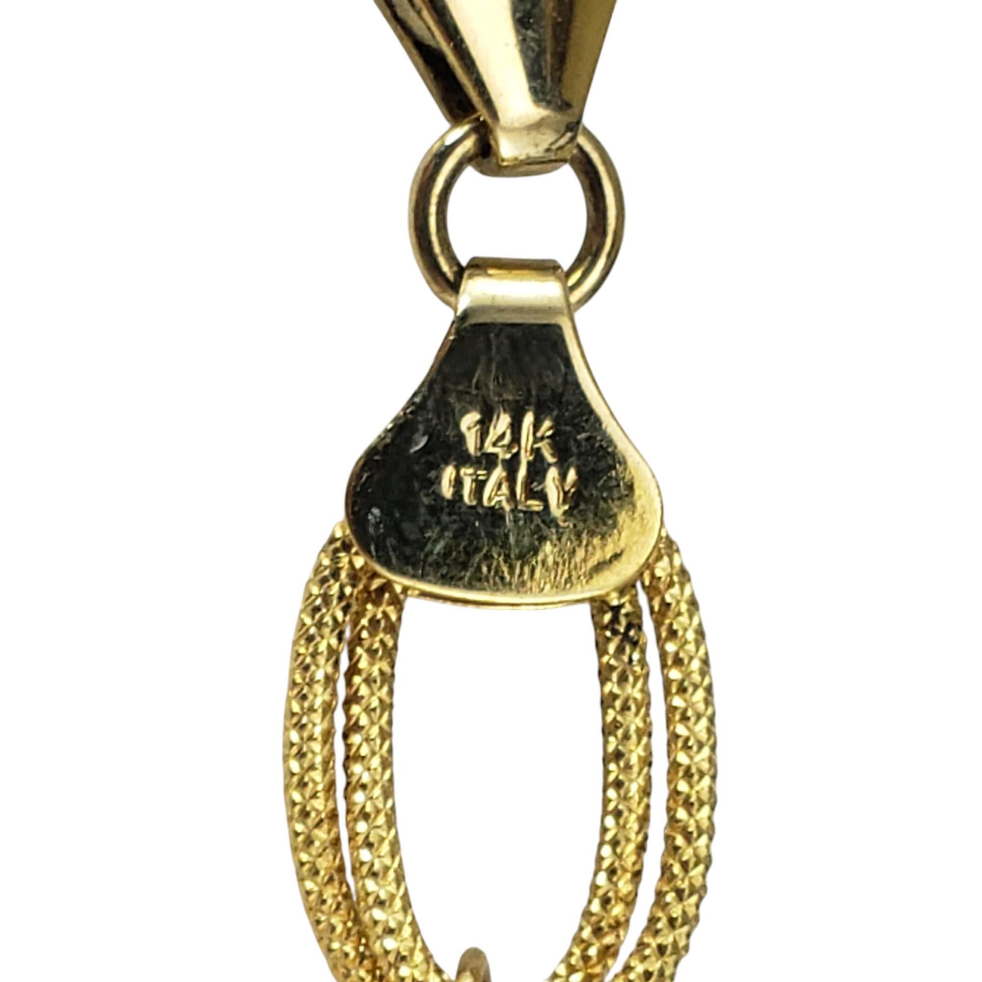 Collana Lariat con perline Citrino in oro giallo 14 carati  #19431 in vendita 1
