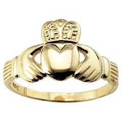 14 Karat Gelbgold Claddagh-Ring