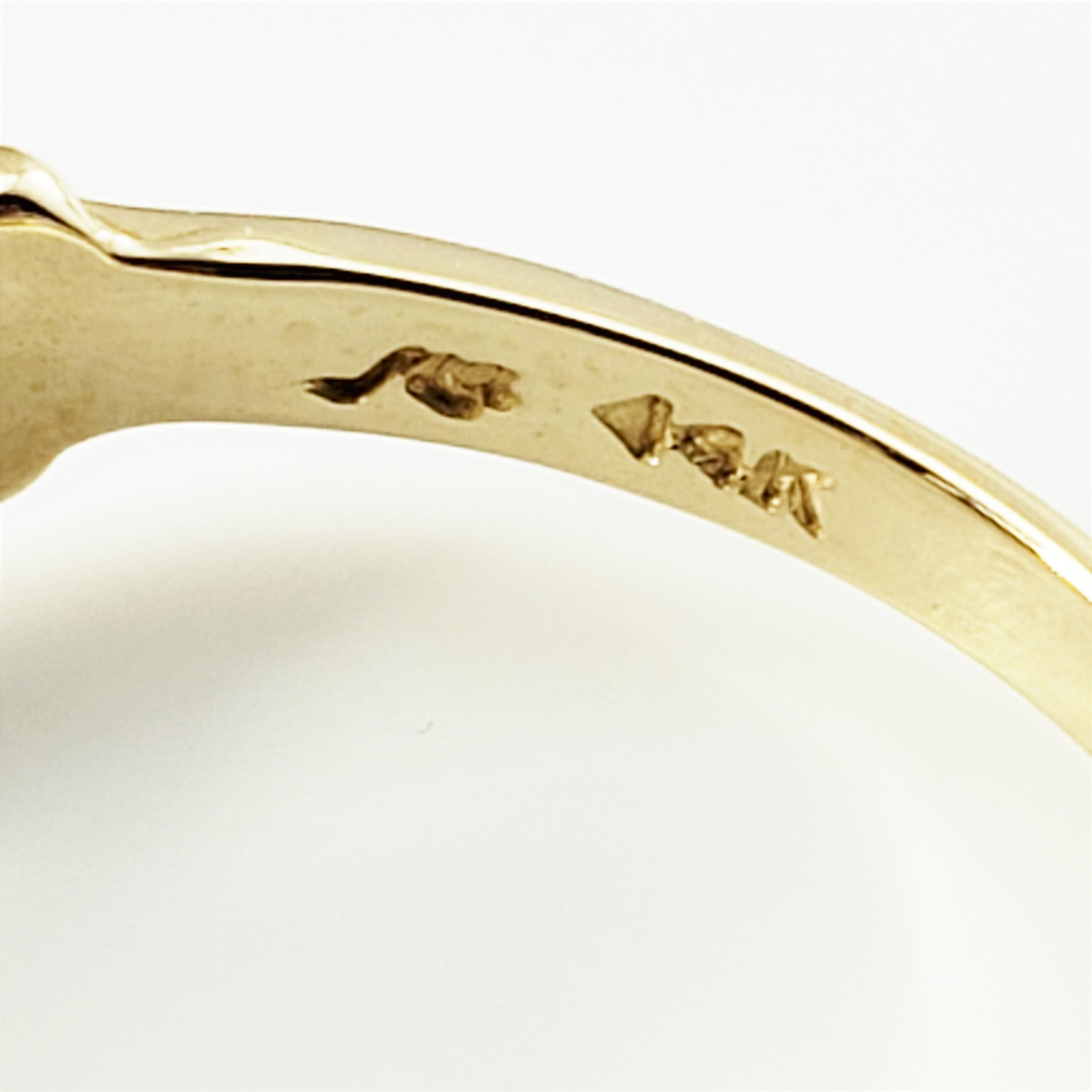 Women's or Men's 14 Karat Yellow Gold Claddagh Ring